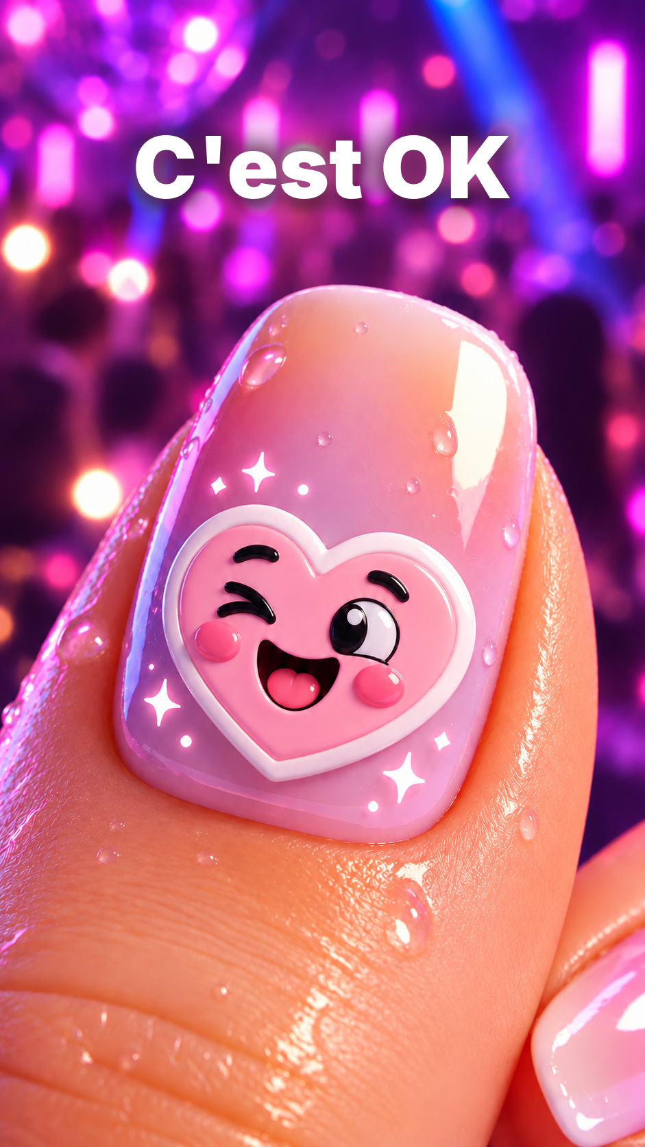 GHB Detection Nail Sticker